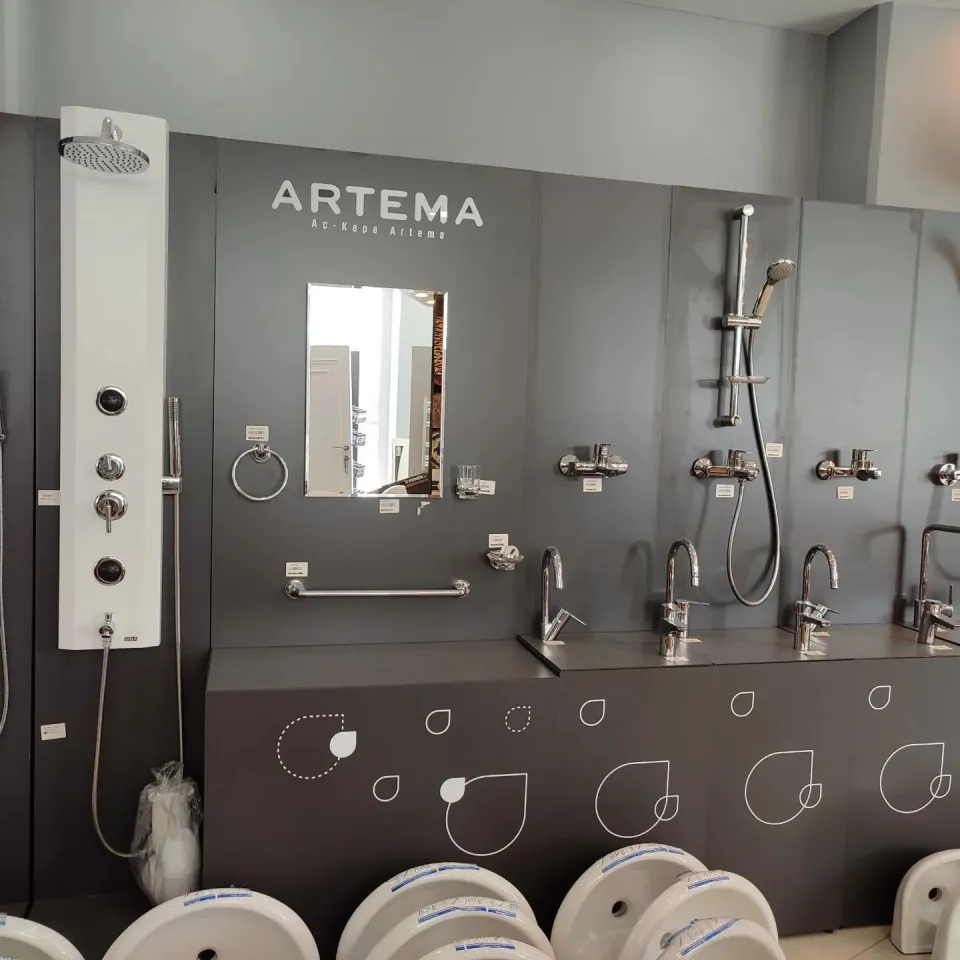 Yenilenen banyo ve mutfak muslukları